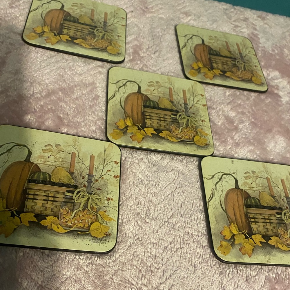 Fall coasters (5) - Picture 2 of 3